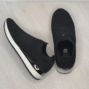 Nine West Black Knit Women's Sneakers